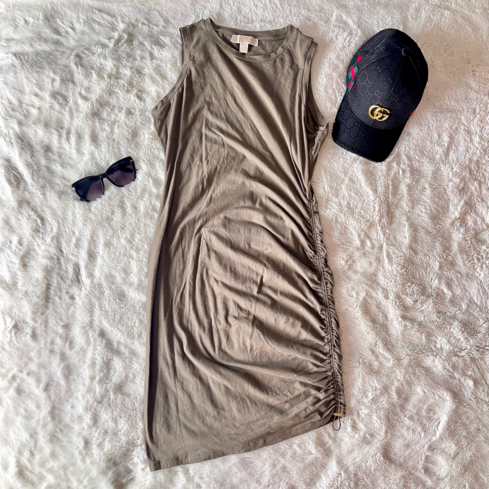 MICHAEL KORS Sleeveless Sage green Dress